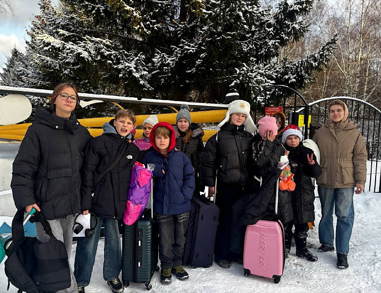 В лагере "Огонёк" завершилась Новогодняя смена