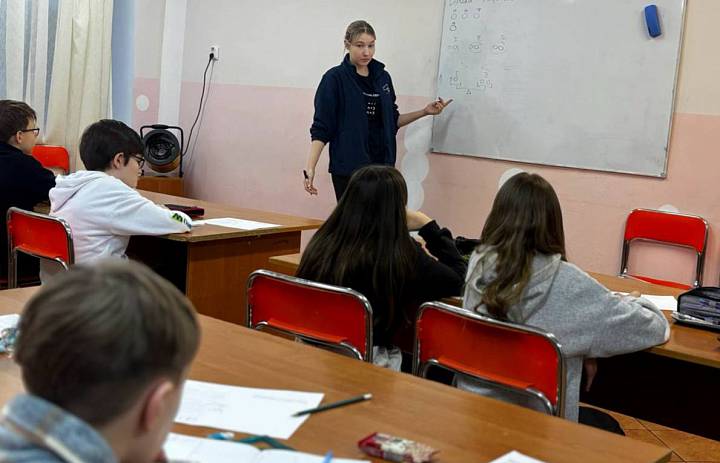 На территории лагеря «Огонёк» состоялся заезд Математической школы